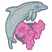 C1: Lt. Pink
C2: Green
C3: Dk. Pink
C4: Gray
C5: Lt. Blue
C6: Lt. Purple
C7: Dk. Gray