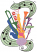 C1: Lt. Green
C2: Black
C3: White
C4: Purple
C5: Lt. Green
C6: Orange
C7: Blue
C8: Red
C9: Green
C10: Dk. Yellow
C11: Dk. Pink
C12: Lt. Purple
C13:
