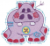 C1: Lt. Purple
C2: Pink
C3: Yellow
C4: White
C5: Dk. Purple
C6: Lt. Blue