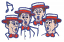 C1: Flesh&#13;&#10;C2: White&#13;&#10;C3: Red&#13;&#10;C4: Dk. Red&#13;&#10;C5: Black&#13;&#10;C6: Brown&#13;&#10;C7: Pink&#13;&#10;C8: Blue