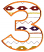 C1: Dk. Yellow
C2: Dk. Orange
C3: Purple
C4: Lt. Orange
