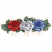 C1: Lt. Green
C2: Green
C3: Dk. Green
C4: Lt. Red
C5: Red
C6: Dk. Red
C7: Lt. Red
C8: Lt. Blue
C9: Blue
C10: Dk. Blue
C11: White
C12: Lt. Gray
C13: