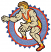 C1: Dk. Blue
C2: Orange
C3: Flesh
C4: Brown
C5: Yellow
C6: Red
C7: White
C8: Black