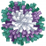 C1: Lt. Teal
C2: Green
C3: Lt. Purple
C4: Purple
C5: White
C6: Lt. Gray