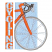 C1: Lt. Blue2
C2: Gray
C3: Dk. Dk. Silver
C4: Dk. Orange
C5: Med. Rust
C6: Black
C7: Lt. Blue2