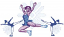 C1: Lt. Blue
C2: Dk. Blue
C3: Lt. Purple
C4: Purple
C5: Dk. Purple
C6: Lt. Blue
C7: Blue
C8: Dk. Blue
