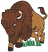 C1: Brown
C2: Dk. Brown
C3: Off-White
C4: Black
C5: Green
C6: Dk. Green