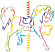 C1: Lt. Purple
C2: Lt. Yellow
C3: Pink
C4: Lt. Orange
C5: Lt. Green
C6: Lt. Blue