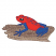 C1: Beige
C2: Dk. Umber
C3: Red Orange
C4: Dk. Blue2
C5: Med. Red2
C6: Dk. Blue3
C7: Black
C8: White