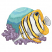 C1: Lt. Lt. Teal
C2: Lt. Teal
C3: Teal3
C4: Blue2
C5: Lt. Blue2
C6: Lt. Lt. Purple
C7: Med. Lavender2
C8: White
C9: Med. Gray
C10: Yellow
C11: Dk. Gold
C12: