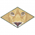 C1: Gold
C2: White
C3: Lt. Yellow
C4: Brown
C5: Dk. Dk. Blush
C6: Dk. Blush
C7: Dk. Dk. Yellow
C8: Lt. Rust2
C9: Med. Gray
C10: Dk. Charcoal
C11: White
C12: