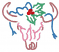 C1: Pink
C2: Lt. Pink
C3: Blue
C4: Green
C5: Dk. Red