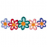 C1: Flower---Aura(Isacord 40 #1111)&#13;&#10;C2: Flower---Muslin(Isacord 40 #1082)&#13;&#10;C3: Flower---Island Waters(Isacord 40 #1045)&#13;&#10;C4: Flower---Cadet Blue(Isacord 40 #1226)&#13;&#10;C5: Flower---Bright Ruby(Isacord 40 #1231)&#13;&#10;C6: Fl