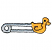 C1: Bill---Tangerine(Isacord 40 #1078)
C2: Pin---Fieldstone(Isacord 40 #1236)
C3: Duck---Citrus(Isacord 40 #1187)
C4: Outline---Black(Isacord 40 #1234)