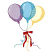 C1: Left Balloon---Lavender(Isacord 40 #1193)&#13;&#10;C2: Left Balloon Shading---Orchid(Isacord 40 #1255)&#13;&#10;C3: Right Balloon---Buttercream(Isacord 40 #1022)&#13;&#10;C4: Right Balloon Shading---Canary(Isacord 40 #1124)&#13;&#10;C5: Center Balloon
