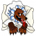 C1: Pillow & Sheet---Muslin(Isacord 40 #1082)
C2: Shading---Fieldstone(Isacord 40 #1236)
C3: Gown & Hat---White(Isacord 40 #1002)
C4: Shading---Oxford(Isacord 40 #1222)
C5: Wolf Fur---Nutmeg(Isacord 40 #1056)
C