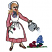 C1: Shoes---Bark(Isacord 40 #1186)
C2: Watering Can---Smoke(Isacord 40 #1219)
C3: Skin---Twine(Isacord 40 #1017)
C4: Dress---Dusty Mauve(Isacord 40 #1119)
C5: Dress Shade & Lips---Blossom(Isacord 40 #1257)
C6: