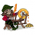 C1: Shadow on Floor---Fieldstone(Isacord 40 #1236)
C2: Wheat & Gold---Citrus(Isacord 40 #1187)
C3: Gold Shadow---Papaya(Isacord 40 #1024)
C4: Skin---Twine(Isacord 40 #1017)
C5: Shirt---Bright Ruby(Isacord 40 #1231)