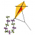 C1: Tail---Lima Bean(Isacord 40 #1177)
C2: Tail---Orchid(Isacord 40 #1255)
C3: Kite---Canary(Isacord 40 #1124)
C4: Kite---Red Pepper(Isacord 40 #1078)
C5: Lines---Black(Isacord 40 #1234)