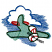 C1: Background---Blue Ribbon(Isacord 40 #1535)
C2: Ship---Swiss Ivy(Isacord 40 #1079)
C3: Ship Bands & Exhaust---Poinsettia(Isacord 40 #1147)
C4: Outlines---Evergreen(Isacord 40 #1208)
C5: Propellers---Black(Isacord 40