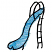 C1: Slide---Tropical Blue(Isacord 40 #1534)
C2: Frame---Black(Isacord 40 #1234)