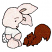 C1: Squirrel---Rust(Isacord 40 #1058)
C2: Bunny---Blush(Isacord 40 #1113)
C3: Shirt & Tail---White(Isacord 40 #1002)
C4: Ears---Twine(Isacord 40 #1017)
C5: Details---Black(Isacord 40 #1234)