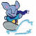 C1: Snow---White(Isacord 40 #1002)
C2: Scarf---Venetian Blue(Isacord 40 #1112)
C3: Bunny---Cadet Blue(Isacord 40 #1226)
C4: Pants---Lemon(Isacord 40 #1167)
C5: Shirt---Alexis Blue(Isacord 40 #1252)
C6: Snowboar