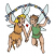 C1: Wings---Pearl / Iridescent(Yenmet/ Isamet #7021)
C2: Hair & Flowers---Canary(Isacord 40 #1124)
C3: Flowers---White(Isacord 40 #1002)
C4: Flowers & Heart---Poinsettia(Isacord 40 #1147)
C5: Banner---Azure Blue(Isacord