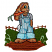 C1: Grass---Moss Green(Isacord 40 #1176)
C2: Carrot Tops---Bright Mint(Isacord 40 #1510)
C3: Carrots---Clay(Isacord 40 #1021)
C4: Shirt & Tail---Smoke(Isacord 40 #1219)
C5: Ear & Nose---Soft Pink(Isacord 40 #1224)&