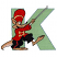 C1: Letter K---Bright Mint(Isacord 40 #1510)
C2: Letter Outline---Nordic Blue(Isacord 40 #1076)
C3: Eyes & Baton---White(Isacord 40 #1002)
C4: Tail Underside---Twine(Isacord 40 #1017)
C5: Fur---Toffee(Isacord 40 #1126)&