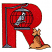 C1: Letter R---Geranium(Isacord 40 #1039)&#13;&#10;C2: Letter Outline---Moss Green(Isacord 40 #1176)&#13;&#10;C3: Parrot---Oxford(Isacord 40 #1222)&#13;&#10;C4: Cat---Candlelight(Isacord 40 #1137)&#13;&#10;C5: Collar---Lime(Isacord 40 #1176)&#13;&#10;C6: