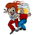 C1: Eyes, Teeth & Hat---White(Isacord 40 #1002)
C2: Boot---Pine Bark(Isacord 40 #1170)
C3: Skin---Twine(Isacord 40 #1017)
C4: Sole---Smoke(Isacord 40 #1219)
C5: Hair---Date(Isacord 40 #1216)
C6: Pants & Blouse-