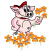 C1: Collar & Bow---Geranium(Isacord 40 #1039)&#13;&#10;C2: Pig---Blush(Isacord 40 #1113)&#13;&#10;C3: Nose---Muslin(Isacord 40 #1082)&#13;&#10;C4: Pig Shading---Soft Pink(Isacord 40 #1224)&#13;&#10;C5: Eyes---White(Isacord 40 #1002)&#13;&#10;C6: Eyes---No