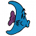 C1: Body---Tropical Blue(Isacord 40 #1534)
C2: Tail---Orchid(Isacord 40 #1255)
C3: Outline---Black(Isacord 40 #1234)