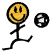 C1: Ball---White(Isacord 40 #1002)
C2: Face---Canary(Isacord 40 #1124)
C3: Outlines---Black(Isacord 40 #1234)