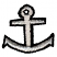 C1: Anchor---Silver Metallic(Yenmet/ Isamet #7009)
C2: Outline---Black(Isacord 40 #1234)