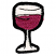 C1: Wine---Boysenberry(Isacord 40 #1192)&#13;&#10;C2: Glass---Pearl / Iridescent(Yenmet/ Isamet #7021)&#13;&#10;C3: Outlines---Black(Isacord 40 #1234)