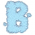 C1: Fill---River Mist(Isacord 40 #1248)
C2: Outline---Azure Blue(Isacord 40 #1203)