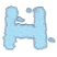 C1: Fill---River Mist(Isacord 40 #1248)
C2: Outline---Azure Blue(Isacord 40 #1203)