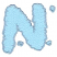 C1: Fill---River Mist(Isacord 40 #1248)&#13;&#10;C2: Outline---Azure Blue(Isacord 40 #1203)