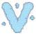 C1: Fill---River Mist(Isacord 40 #1248)&#13;&#10;C2: Outline---Azure Blue(Isacord 40 #1203)