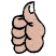 C1: Hand---Twine(Isacord 40 #1017)&#13;&#10;C2: Nail---White(Isacord 40 #1002)&#13;&#10;C3: Outline---Black(Isacord 40 #1234)