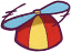 C1: Lt. Blue
C2: Yellow
C3: Dk. Yellow
C4: Red
C5: Dk. Red
C6: Dk. Purple