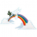 C1: Clouds---Ice Cap(Isacord 40 #1074)
C2: Rainbow---Wild Iris(Isacord 40 #1032)
C3: Rainbow---Tropical Blue(Isacord 40 #1534)
C4: Rainbow---Swiss Ivy(Isacord 40 #1079)
C5: Rainbow---Citrus(Isacord 40 #1187)
C6