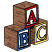 C1: Faces---White(Isacord 40 #1002)&#13;&#10;C2: Side---Pecan(Isacord 40 #1128)&#13;&#10;C3: Accent---Pine Bark(Isacord 40 #1170)&#13;&#10;C4: "A"---Poinsettia(Isacord 40 #1147)&#13;&#10;C5: "B"---Nordic Blue(Isacord 40 #1076)&#13;&#10;C6: "C"---Citrus(Is