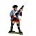C1: Stand---Kiwi(Isacord 40 #1104)
C2: Boots & Shading---Evergreen(Isacord 40 #1208)
C3: Breeches---Ivory(Isacord 40 #1149)
C4: Shading---Golden Grain(Isacord 40 #1126)
C5: Skin---Meringue(Isacord 40 #1017)
C6: