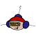 C1: Headset---Venetian Blue(Isacord 40 #1112)&#13;&#10;C2: Face---Twine(Isacord 40 #1017)&#13;&#10;C3: Cap---Poinsettia(Isacord 40 #1147)&#13;&#10;C4: Goggles---Citrus(Isacord 40 #1187)&#13;&#10;C5: Outline & Antennae---Black(Isacord 40 #1234)