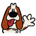 C1: Tongue---Blossom(Isacord 40 #1257)
C2: Hound---Muslin(Isacord 40 #1082)
C3: Ears---Nutmeg(Isacord 40 #1056)
C4: Outline---Black(Isacord 40 #1234)