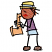 C1: Shorts & Hat Band---Oxford(Isacord 40 #1222)
C2: Shoes---Redwood(Isacord 40 #1057)
C3: Shirt---Orchid(Isacord 40 #1255)
C4: Sax---Candlelight(Isacord 40 #1137)
C5: Hat---Citrus(Isacord 40 #1187)
C6: Face---