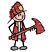 C1: Boots---Whale(Isacord 40 #1041)
C2: Hat, Coat & Axe---Foliage Rose(Isacord 40 #1169)
C3: Pants---Azure Blue(Isacord 40 #1203)
C4: Shirt---Glacier Green(Isacord 40 #1223)
C5: Badge---Candlelight(Isacord 40 #1137)